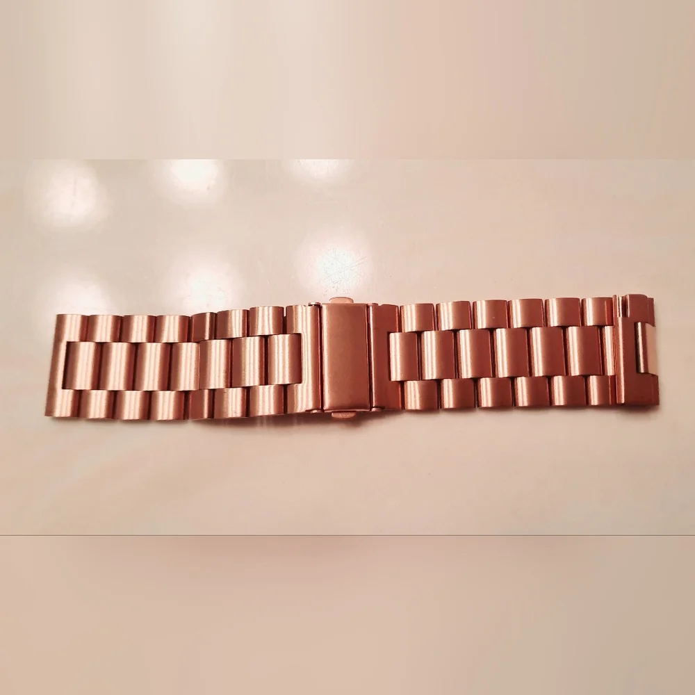 Rose Gold Premium Stainless Steel Smartwatch Band - Picture 13 of 15